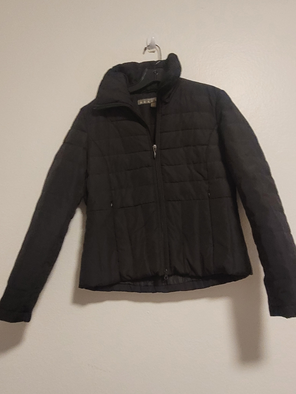 Kenneth Cole Reaction Women's Black Quilted Puffer Jacket